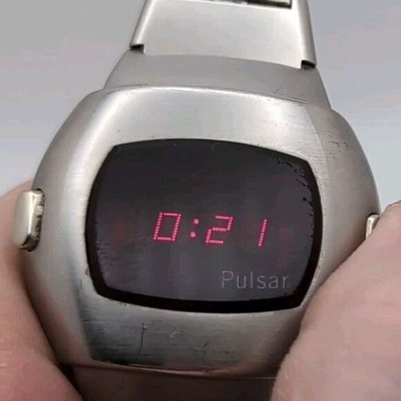 VTG 70's‎ Collectible Pulsar 3013 Module 301 LED Watch-New Battery P3 - Picture 11 of 12